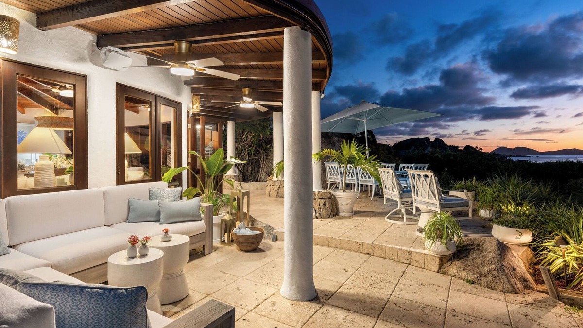 Spanish Town House | Luxury Virgin Gorda Ocean View Private Beach Access