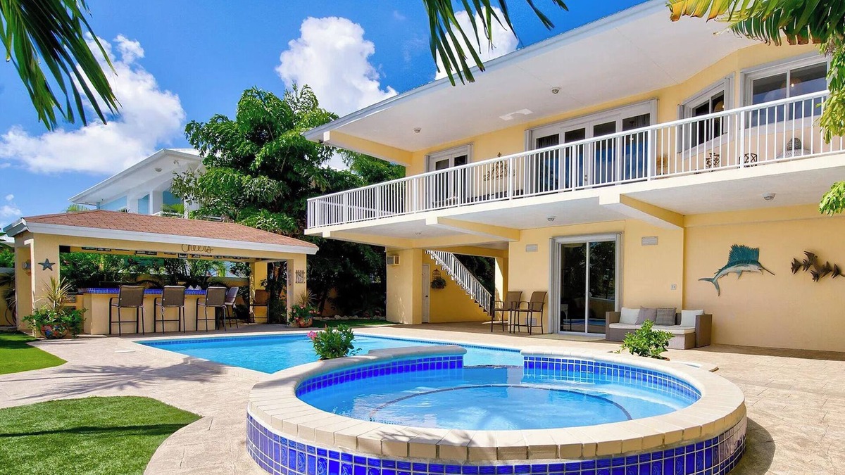 Twin Lakes House | Luxury Water Front Home, Private Pool, Spa, Tiki Bar, 37' Foot Dock with Kayaks