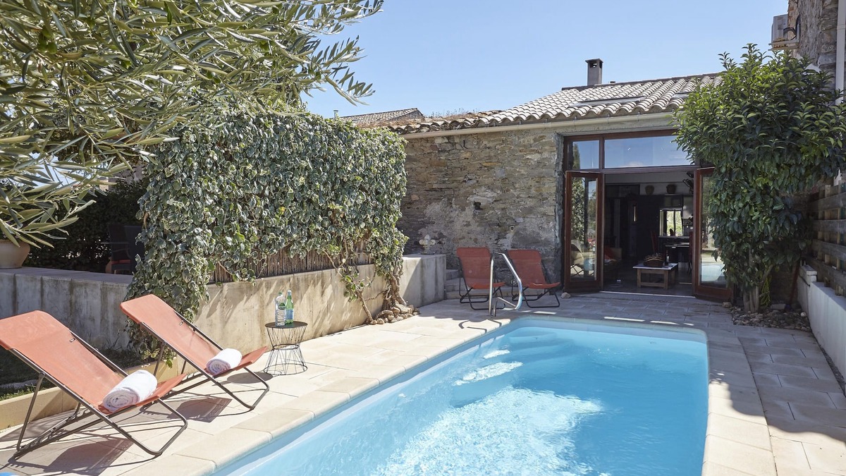 Argens-Minervois Cottage | LUXURY WINEMAKER'S COTTAGE, HEATED POOL, AIR CON, CANAL DU MIDI, near CARCASSONE