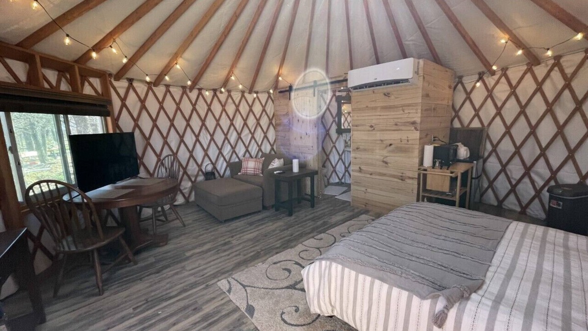 Mineral Wells Cabin | Luxury Yurt in Mineral Wells