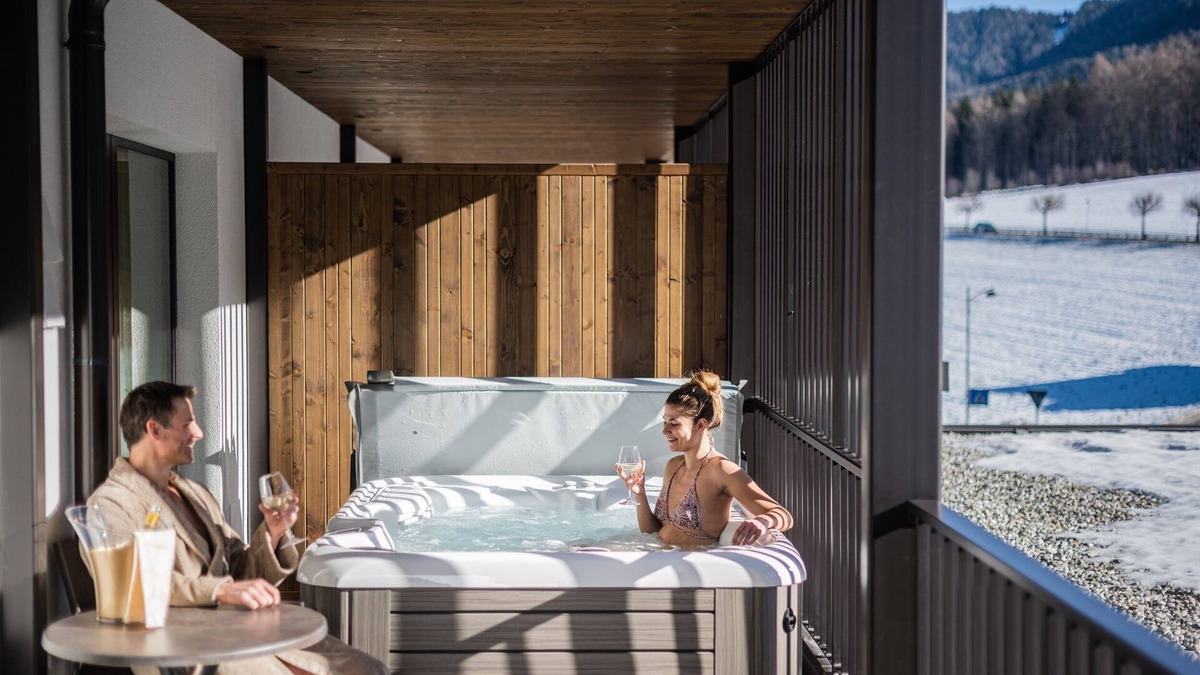 Riscone Apartment | Luxus SPA Wohnung im Chalet mit Whirlpool