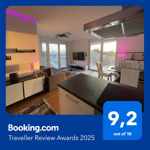 Graz Apartment | Luxusapartment mit 40 qm Terrasse, E-Parkplatz und Parkplatz