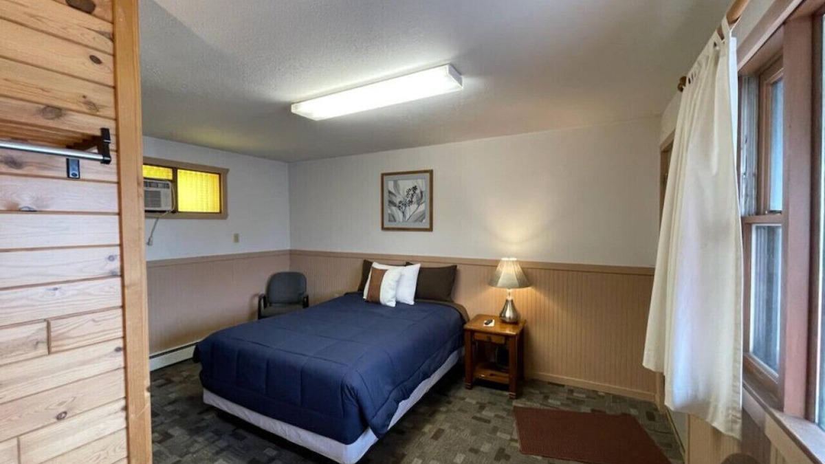 Onaway Cabin | Lyons in Onaway - 1 Queen Bed - Room 12 - Sleeps 2