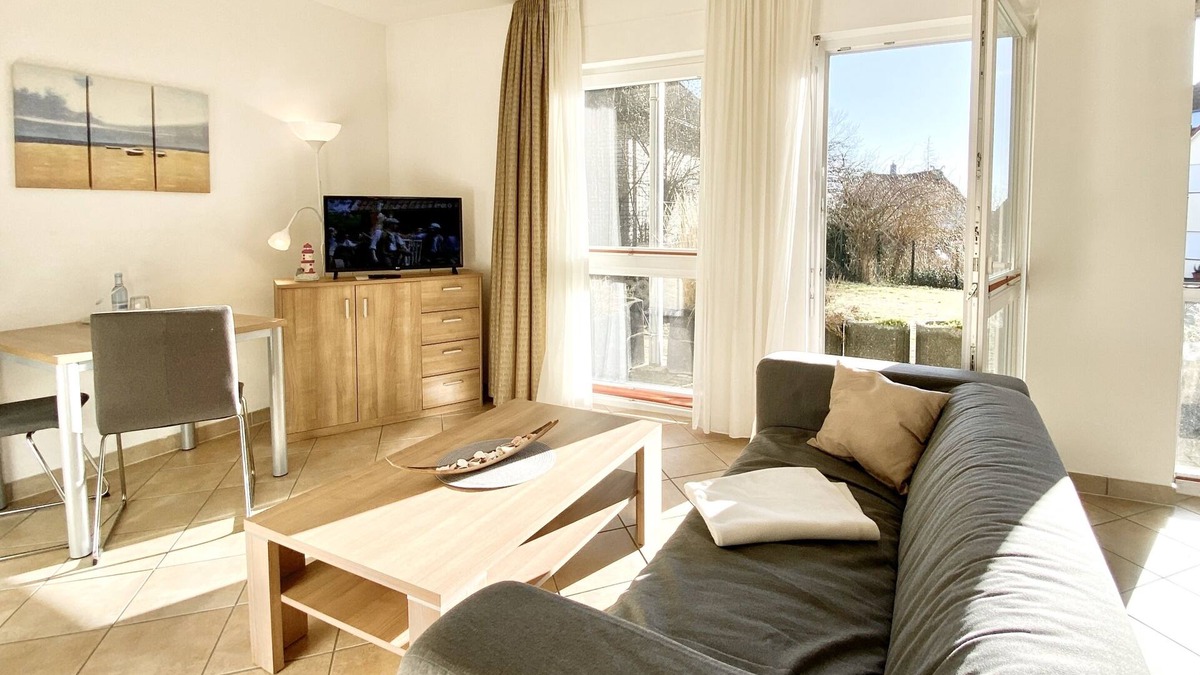 Oertzenhof Apartment | Möwe | Apartment mit Terrasse (Haustier erlaubt)