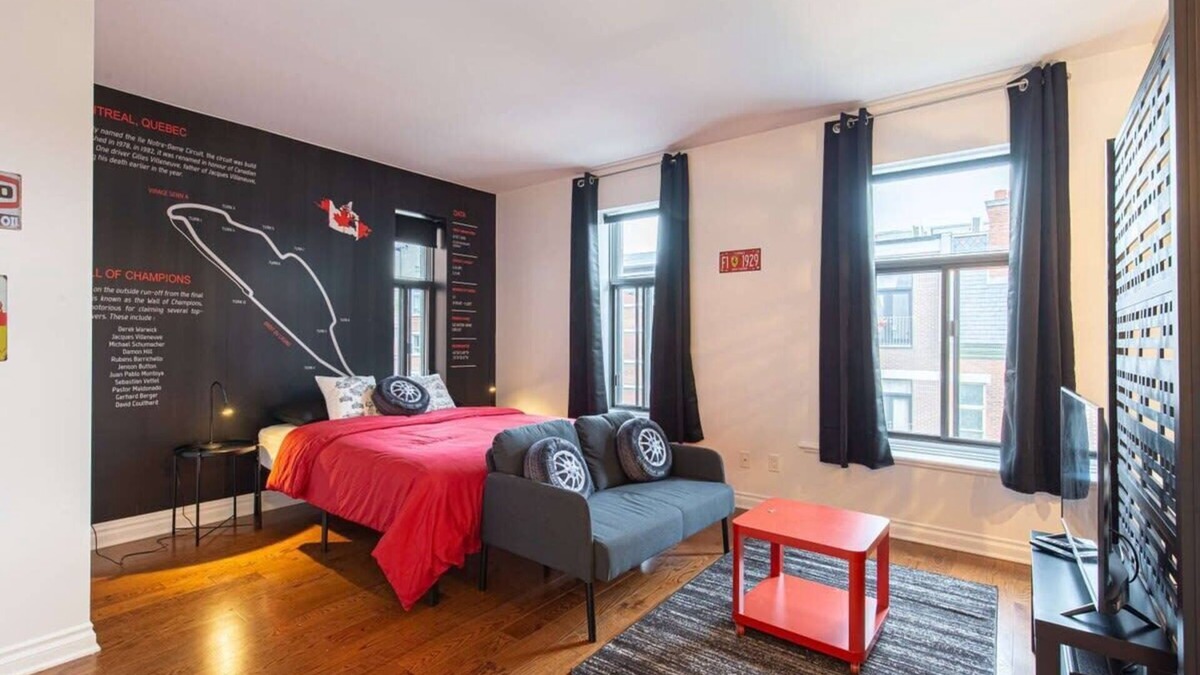 Milton Park Apartment | M11 | Boulevard Suites:Minimal Formula 1 Studio 3D