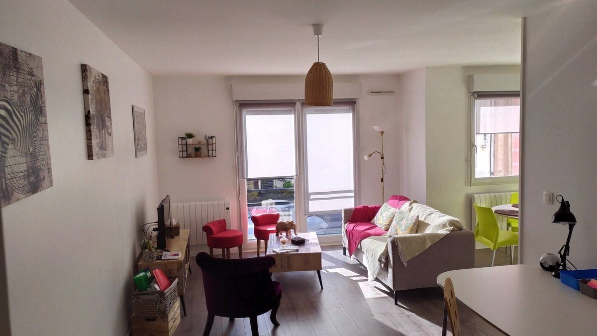 Quai de la Fosse Apartment | Machines of the Island, quiet and comfortable T3, Parking