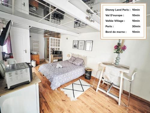 Chessy Apartment | Magic Studio - Disneyland Paris Shopping village 9 minutes