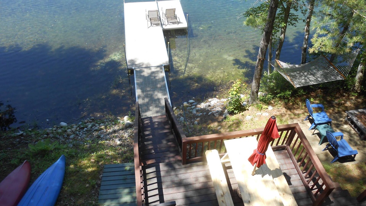 Kennebec Cabin | MAGICAL 99 yr. old Mayflower Lodge Waterfront Cabin Silver Lake, Swim SUNSETS