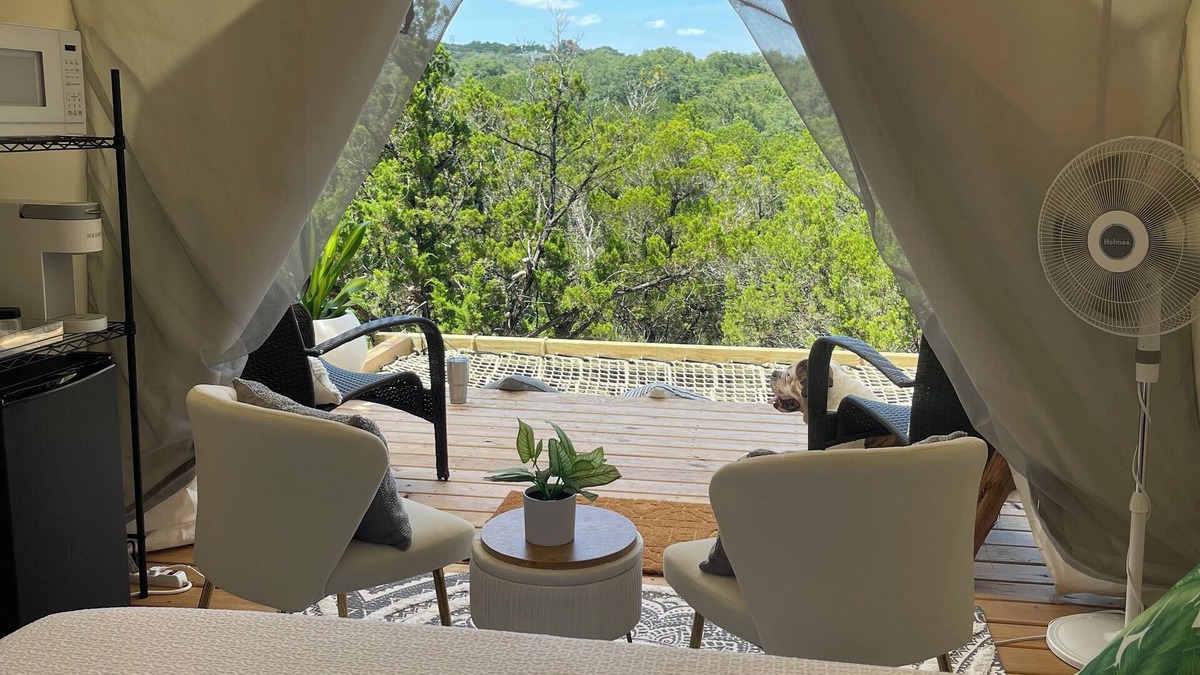Cross Mountain RV Rental | Magical Stargazing Retreat on 11 Acres in San Antonio Estrella 1