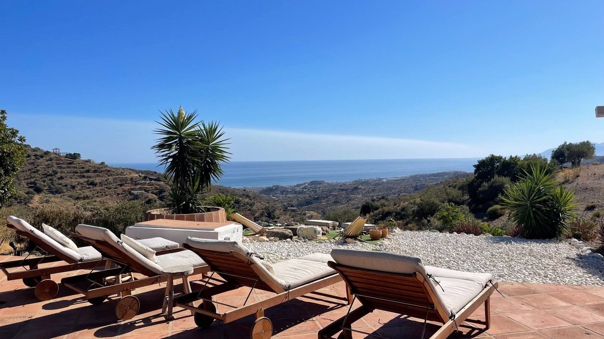 Benagalbon House | Magnificent Finca with swimming pool. Panoramic sea view