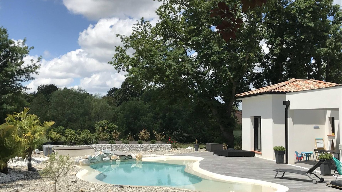 Lapeyrouse-Fossat House | Magnificent modern house of 250m2 air-conditioned with private lagoon pool