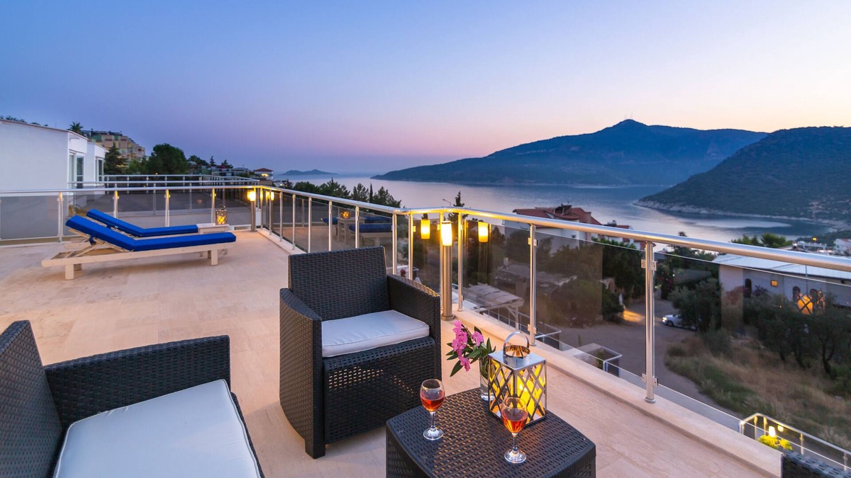 Kalkan Villa | Magnificent Private Villa with Heated Pool, Boutique Spa and Spectacular Views.