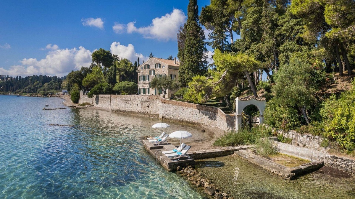 Kontokali Villa | Magnificent Seafront Corfu Villa | 5 En-Suite Bedrooms | The Durrells House | Historic Elegance &.