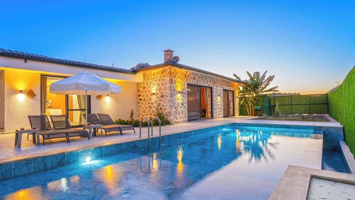 Kas Resort | Magnificent Villa with Pool Close to Kalkan Center