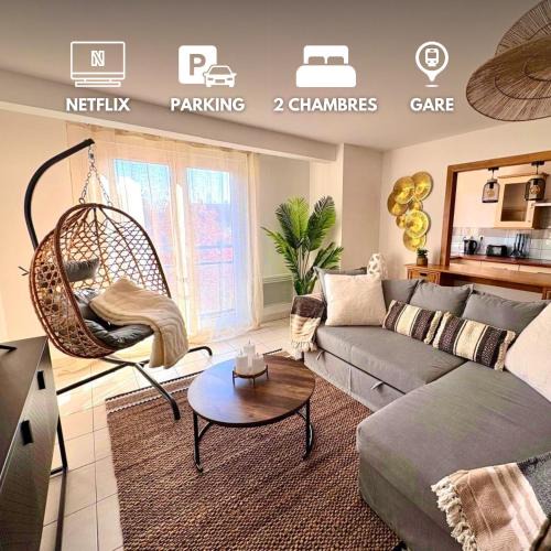 Arras Apartment | Magnifique 2 chambres - Parking - Netflix - Gare