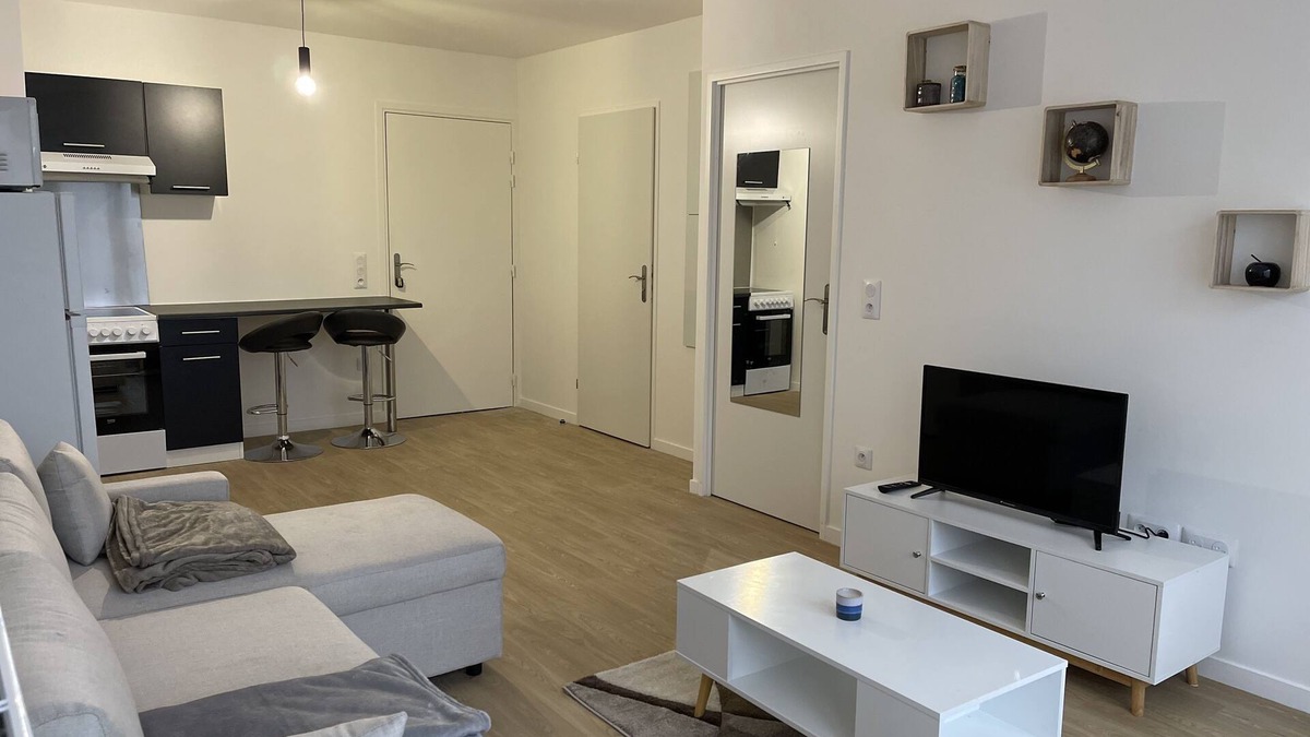 Le Blanc-Mesnil Apartment | Magnifique F2 Proche Aéroport Cdgjo 2024orlyparisdisneylandparc Astérix