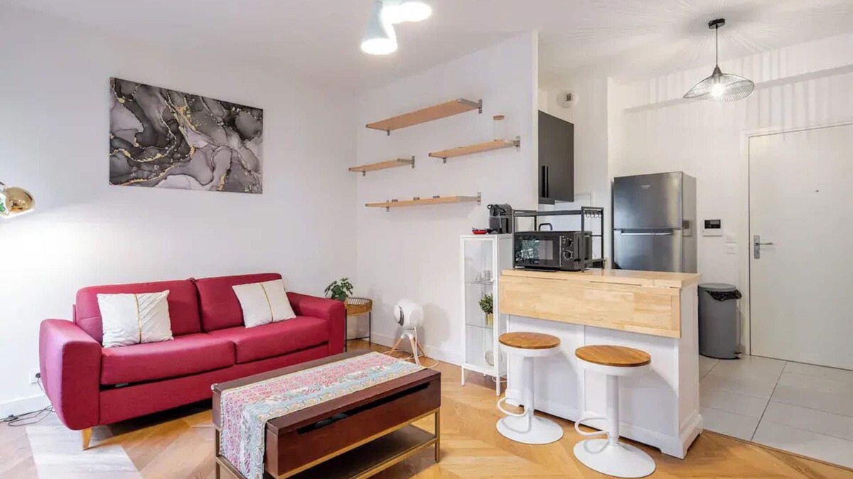 Les Puces de Saint-Ouen Apartment | Magnifique 2 Pièces Avec Terrasse et Jardin