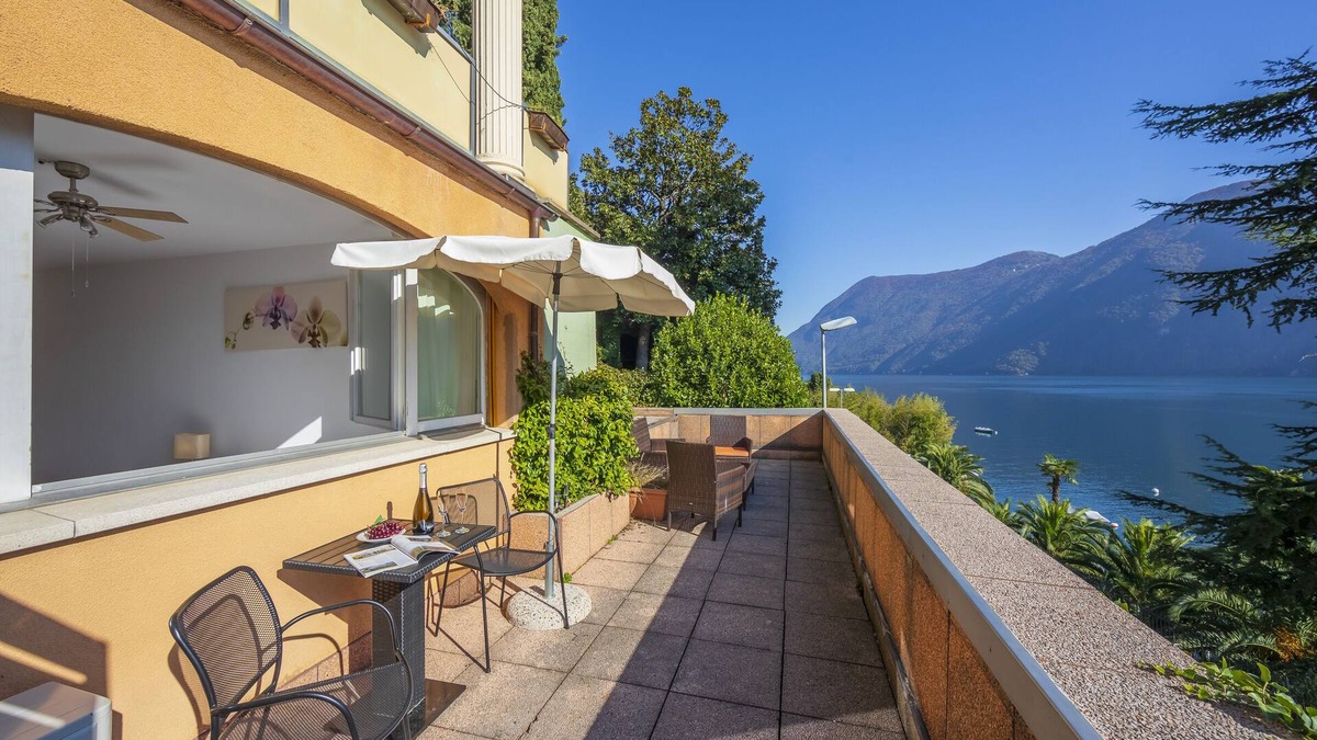 Castagnola Apartment | Magnolia Apt. 1 Front Lake, Castagnola (Lugano), Switzerland