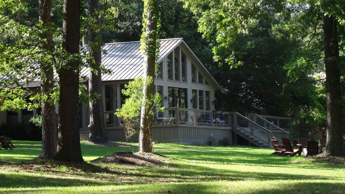Center Cabin | Main Lodge - Expansive Private Lake Views
