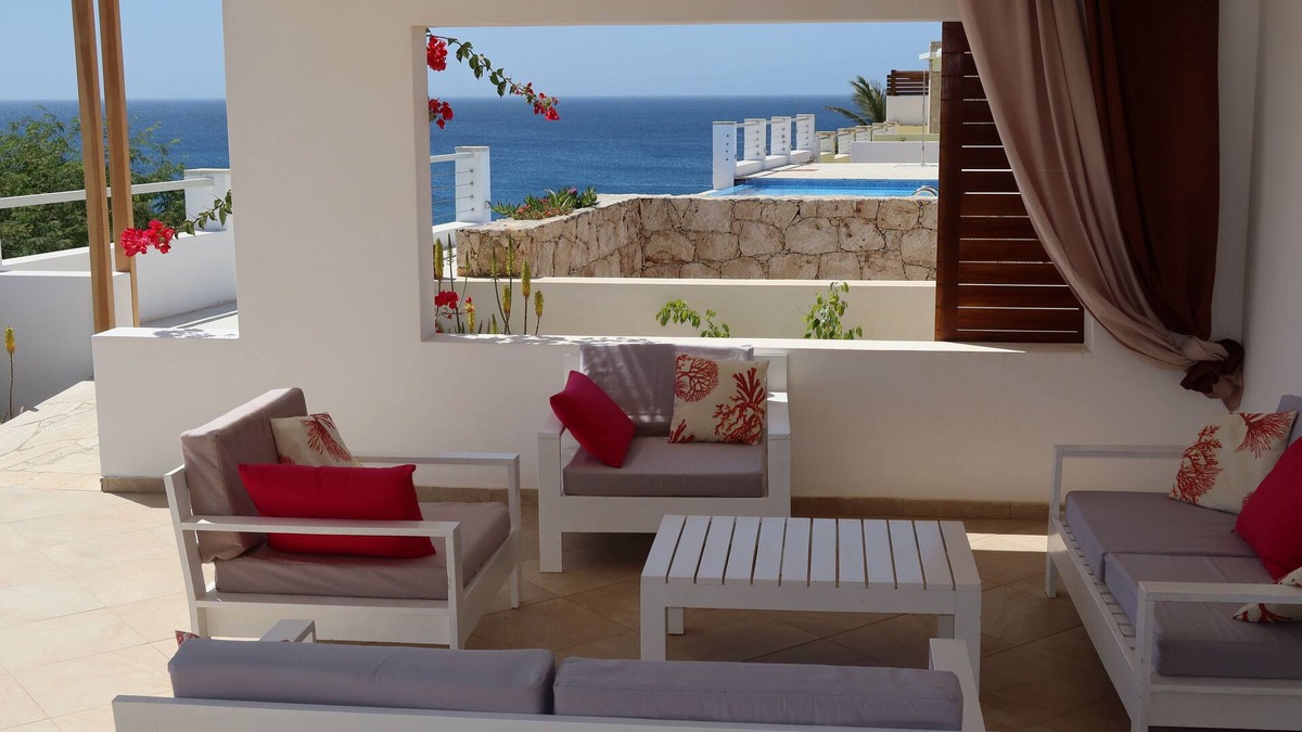 Maio Villa | Maio Island, Cape Verde archipelago beautiful detached villa, ocean view terraces