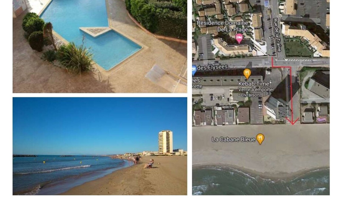Valras-Plage Condo | Maison à 50 Mètres de la Plage Avec Wifi Pour 4/6 Personnes