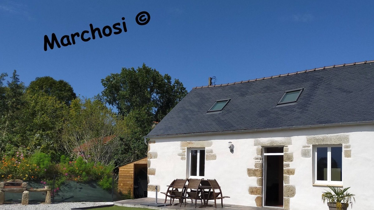 Landudal House | Maison 3 chambres + piscine