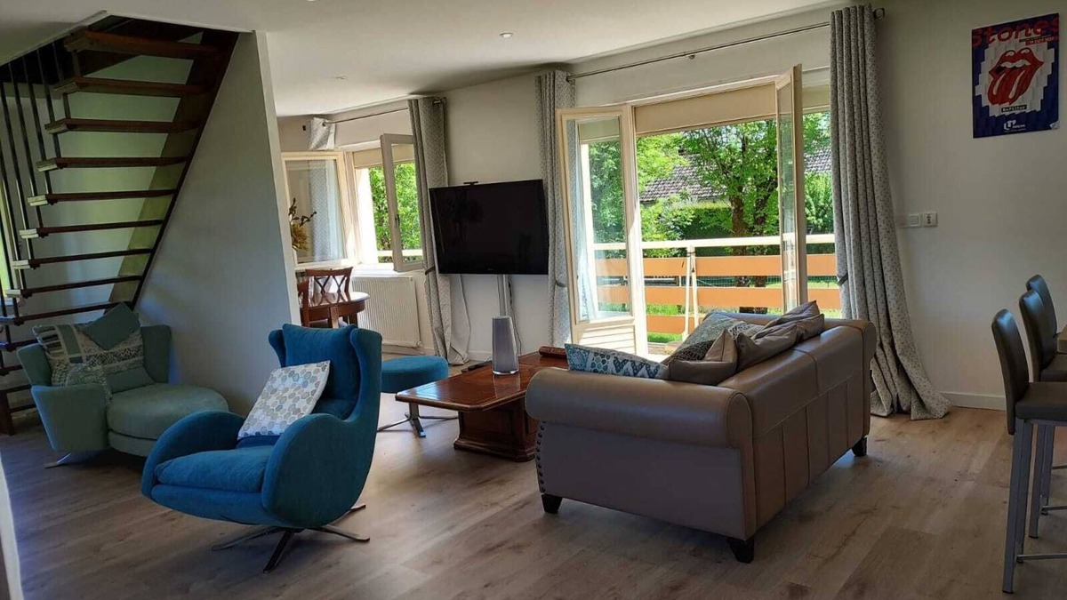 Marigny House | Maison Bien-être - With Sauna at Lac de Chalain - Gîtes Les 4 saisons