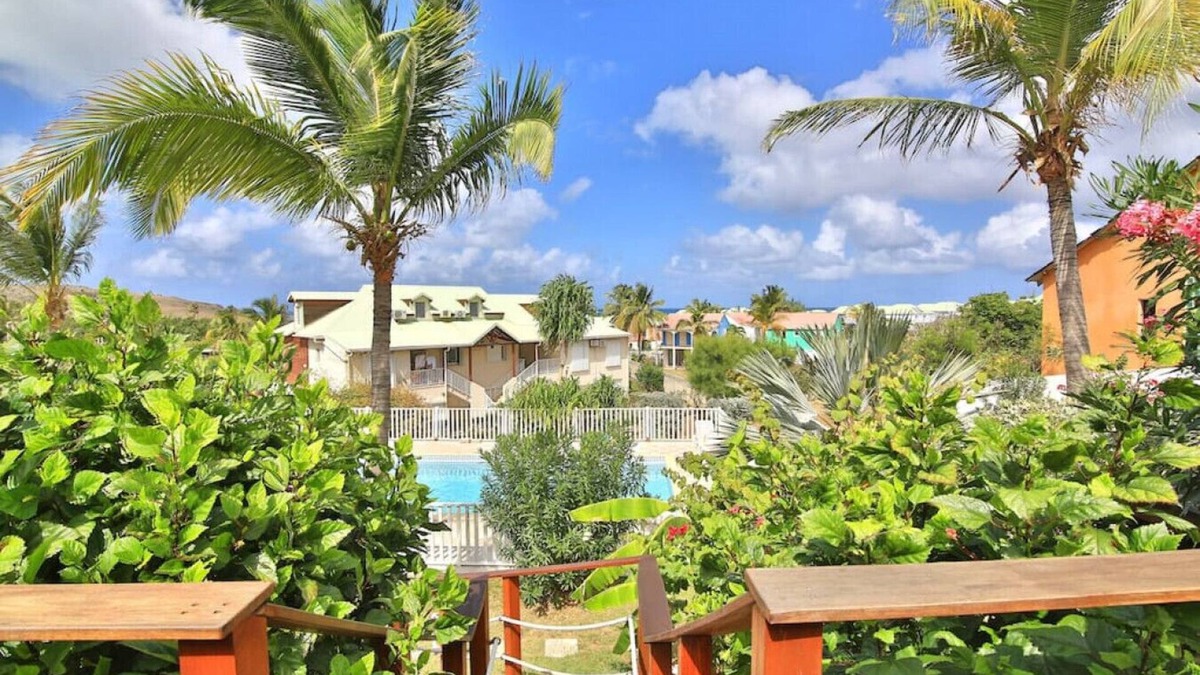 Oyster Pond House | Maison Colibri, quiet pool and sea view