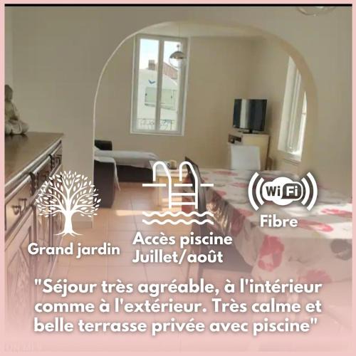 Habas Apartment | Maison cosy à la campagne, piscine et tranquillité