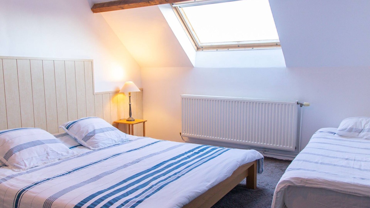 Fiennes Bed & Breakfast | Maison D'hôte La Ferme Du Grand Air - Twin Room with Private Bathroom