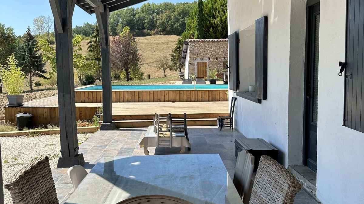 Monflanquin House | Maison de Campagne Avec Piscine Privée, Cadre Magnifique en Pleine Nature