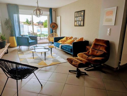 Lussant House | maison de campagne proche mer 12 pers