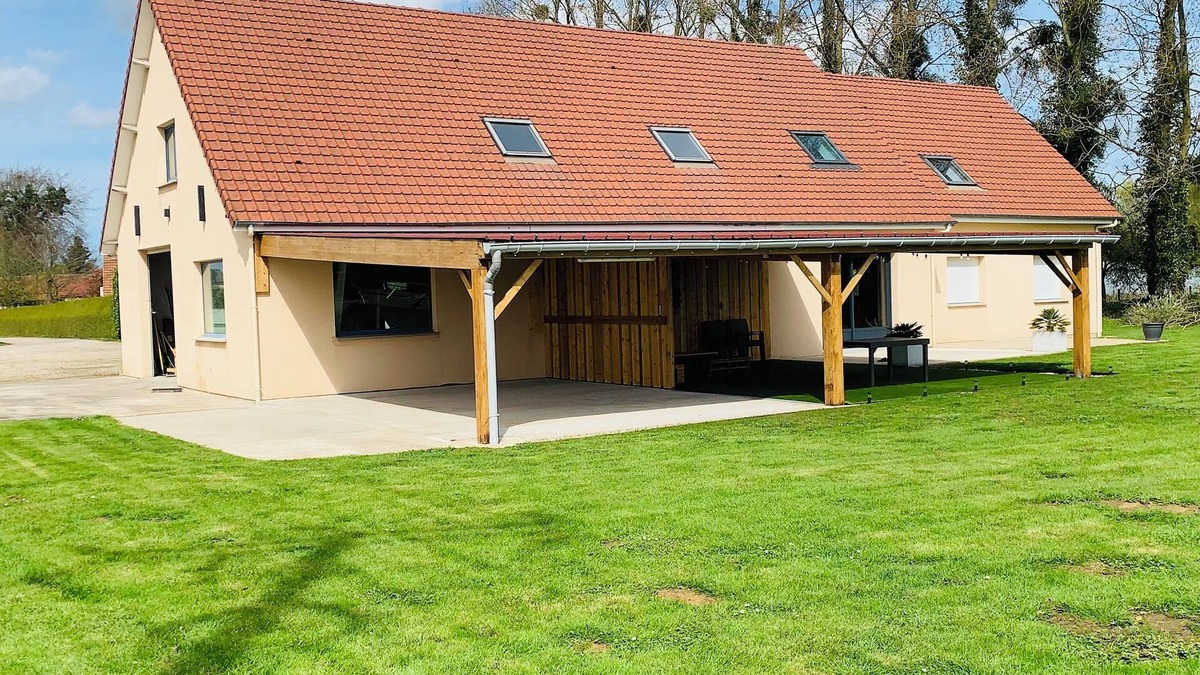 Auppegard House | Maison en Pleine Campagne Avec ses Aménagements Exceptionnels vue Panoramique