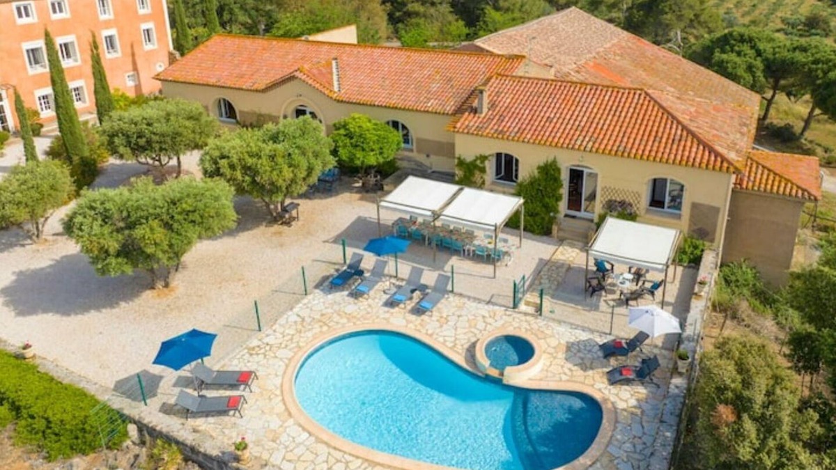 Portiragnes Villa | Maison Familiale 13 p Piscine Privée vue Mer
