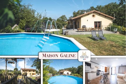 Beauvais-sur-Tescou House | Maison Galine - Piscine & Aire de Jeux - Maison de campagne