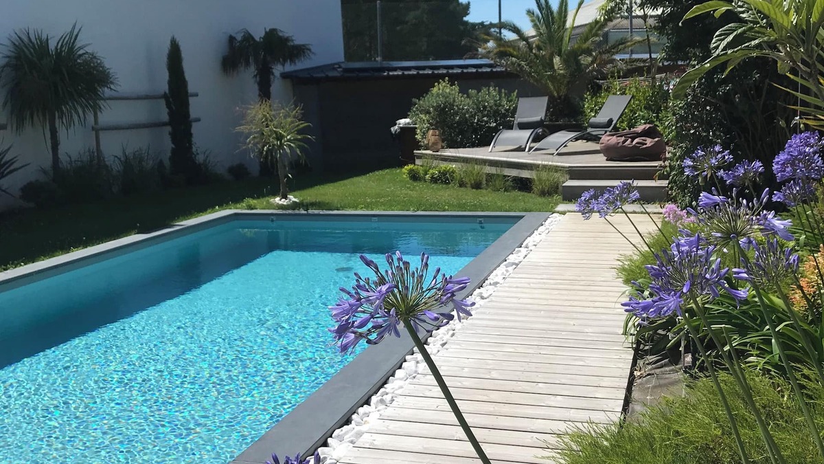 Le Pouliguen House | Maison Lumineuse Avec Piscine Privée