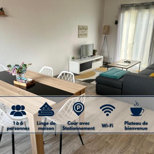 Sainte-Savine Apartment | Maison Mitoyenne avec cour + parking