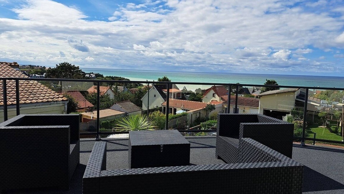 Mesnil-Val-Plage House | Maison Neuve, Vue Mer Panoramique, 6 Personnes, 3 Chambres, Parking