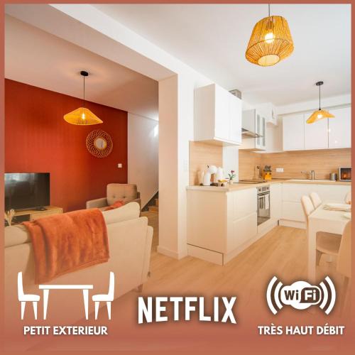 Monnaie House | Maison sur cour - 3 ch - Calme - Proche de Tours
