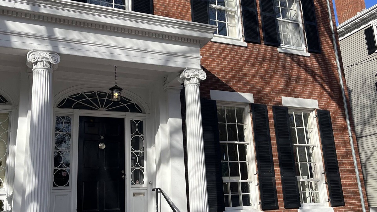 Salem House | MAJESTIC 1800s stately home on Chestnut street. The Nathaniel West House!