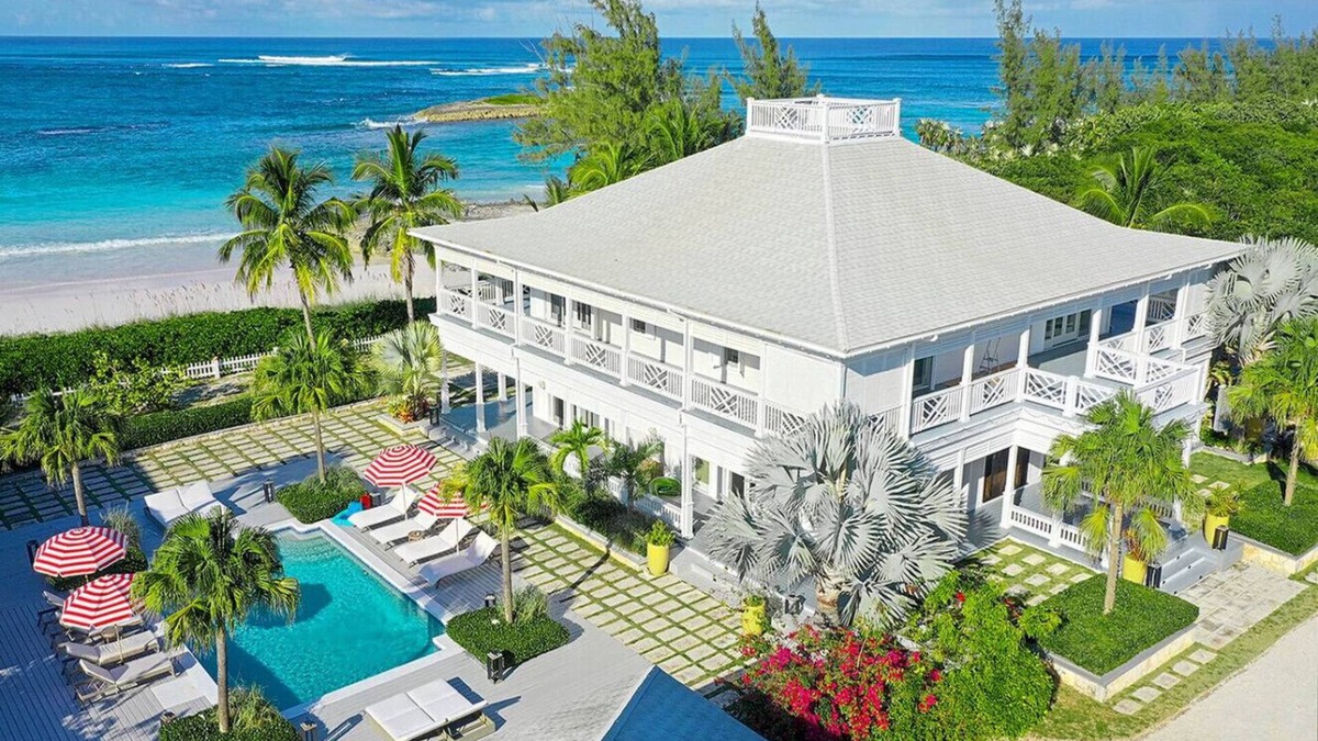 Governor's Harbour House | Majestic 9BR Beachfront Estate w/Private Pool & Back-up Generator