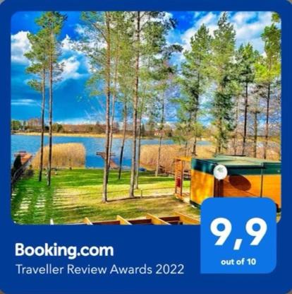 Szeligi Cabin | Makosieje Resort - komfortowy domek 30m od jeziora,ogrzewanie,wi-fi,widok na jezioro