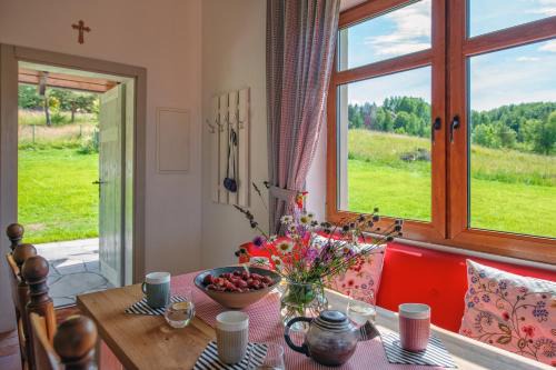 gmina Stezyca House | Malinowe Wzgórze domki 60 m2 z balią na wyłączność