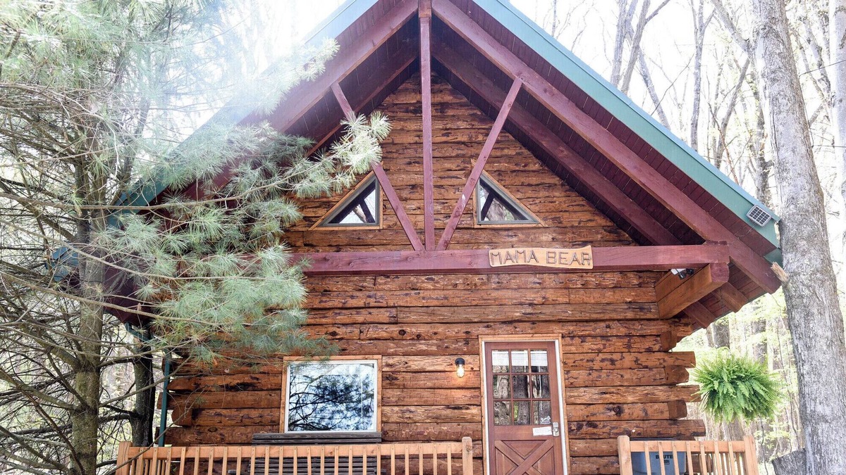 Leeper Cabin | Mama Bear Log Cabin near Cook Forest State Park