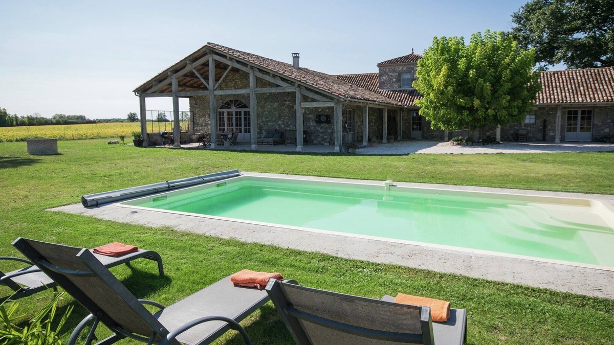 Fargues-sur-Ourbise Villa | Mansion in Fargues with Pool and Garden