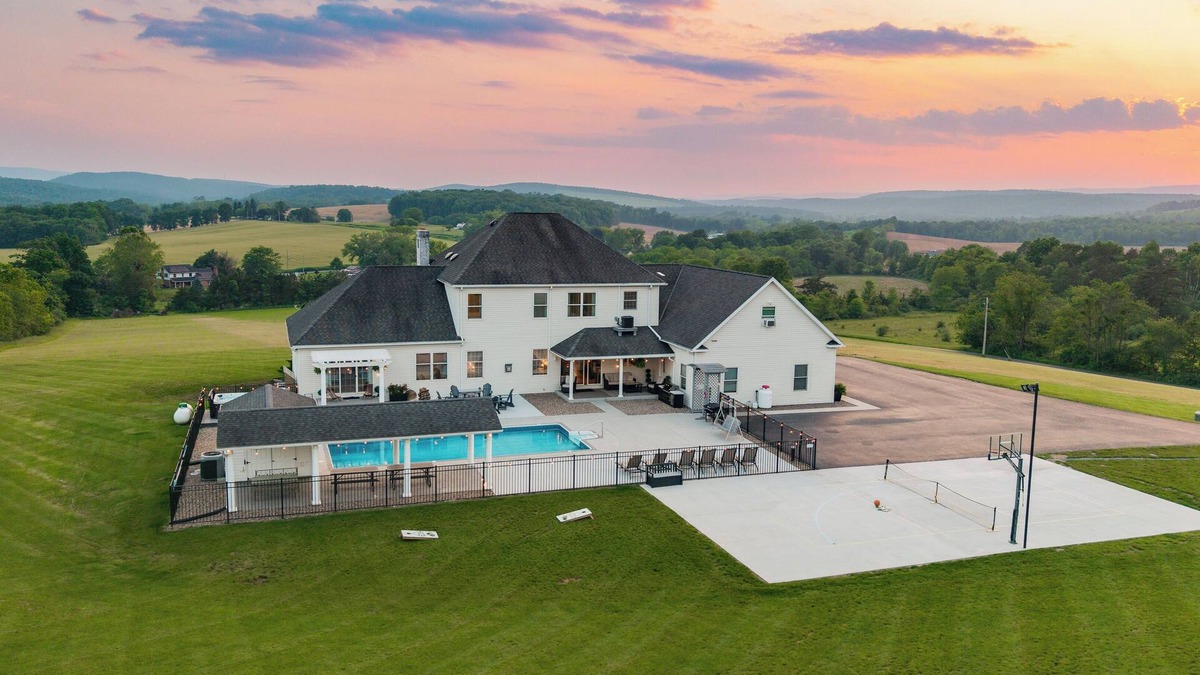 Millerstown House | Mansion with Pool, Hot Tub, Game Room, Sleeps 30+