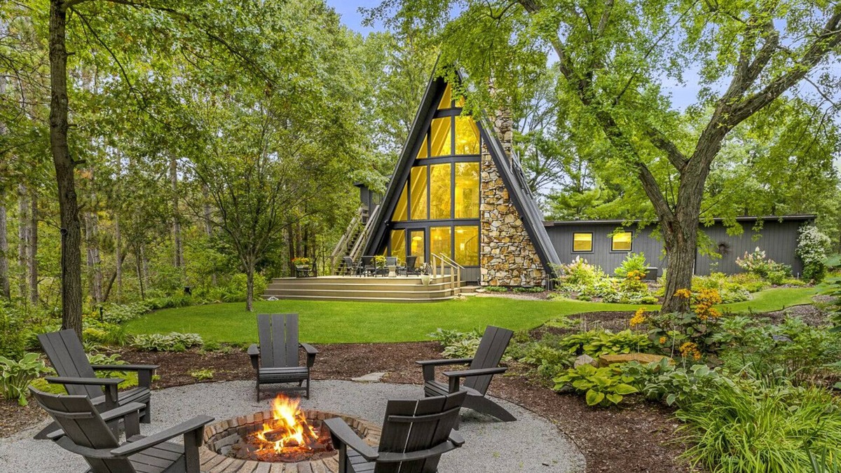 Stevens Point Cabin | Maple Bluff - A-Frame Perfection