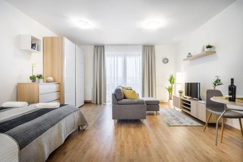 Vizafogo Apartment | Marina apartment at Danube - FREE PRIVATE PARKING!