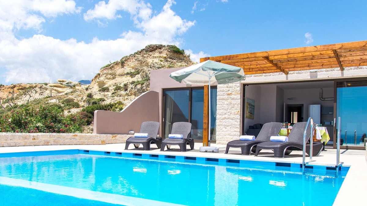 Frangokastellon Villa | Mary 1 Waterfront villa,Private pool,South Crete