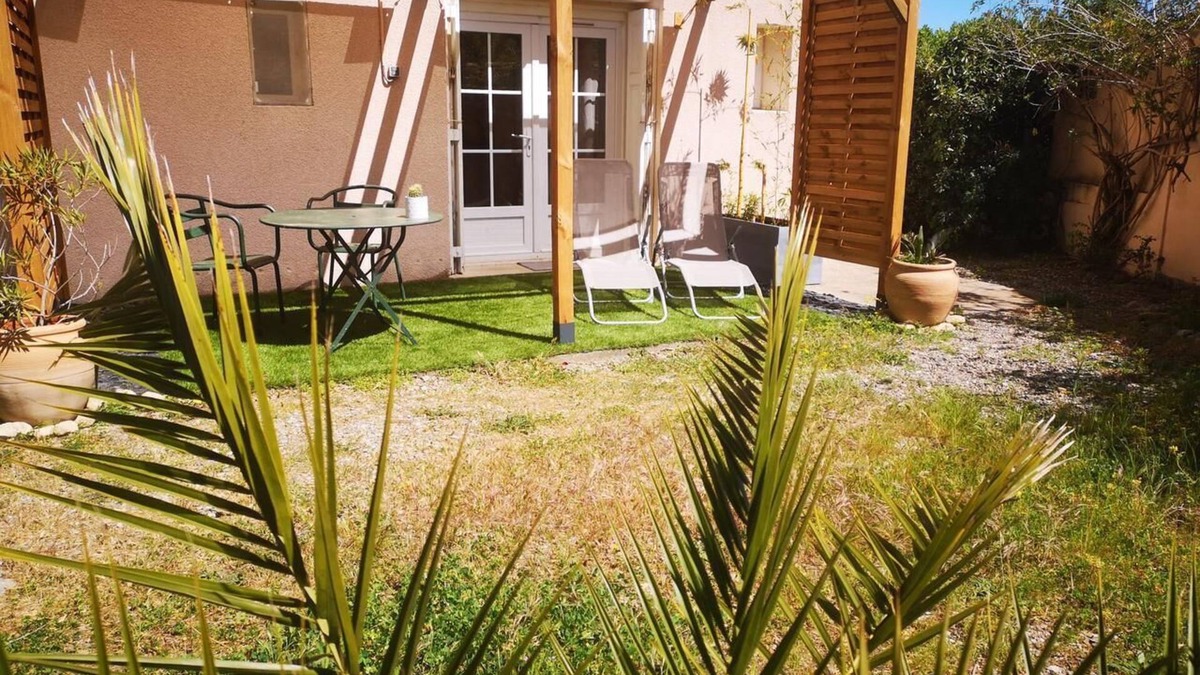 Saint-Andre Apartment | Mas Paret Studio with terrace mountain view in 1ha property